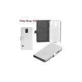 Husa piele Carte Nevox HTC One mini 2 Ordo Alb Original, Cu clapeta