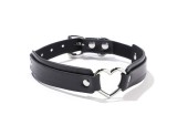 Zgarda Rosy Heart Silver Ring Negru