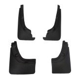 Aparatori Noroi Toyota RAV4 III XA30 (2005-) cu Overfendere, Set 4 Bucati, Negru, Polipropilena, Kit Montaj Inclus