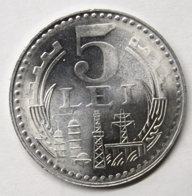 5 LEI 1978 . DETALII EXCELENTE . FULL LUCIU . VARIANTA TIP II . foto