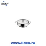 Cratita cu capac Arian, 10.5l, inox, argintiu