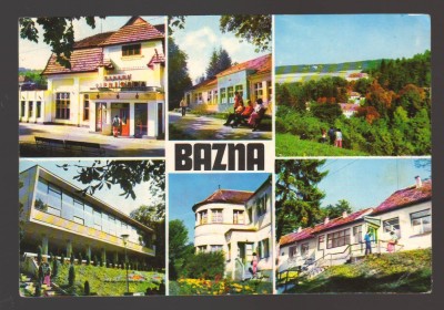 CPIB 23659 CARTE POSTALA - BAZNA, MOZAIC, CIRCULATA, 1990, STAMPILE, TIMBRU foto