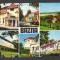CPIB 23659 CARTE POSTALA - BAZNA, MOZAIC, CIRCULATA, 1990, STAMPILE, TIMBRU