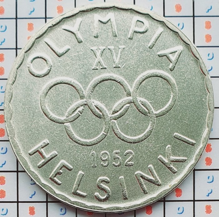 Finlanda 500 markkaa 1952 argint - Olympic Games - km 35 - A032