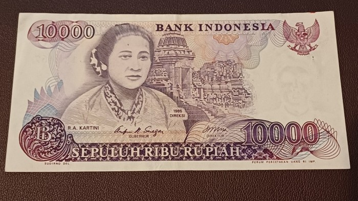 Indonezia- 10000 Rupiah 1985