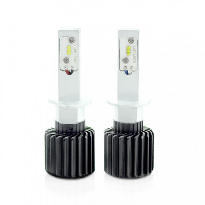 Set becuri LED H1 12-24V 6000K 4000lm 2buc Carguard foto