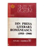 - Din presa literara romaneasca (1918-1944) - 109207