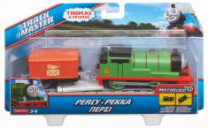 Locomotiva Percy cu vagon Thomas Trackmaster foto