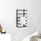 Cumpara ieftin Suport de prosoape, negru, 24x12x48 cm, oțel