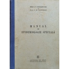 Manual De Epidemiologie Speciala - L. V. Gromasevschide , O285