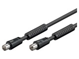 Cablu Coaxial 75&Omega; 1,5m 9,5mm Priză-Mufă
