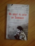 A2b Un baiat pe lista lui Schindler - Leon Leynson (carte noua)