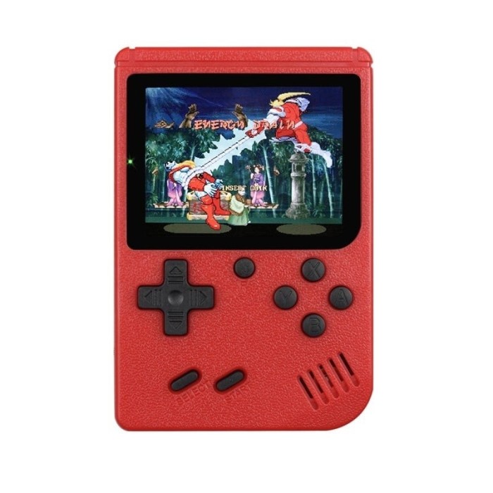 Mini consola portabila, 3&#039;&#039;, 400 Jocuri, Rosu