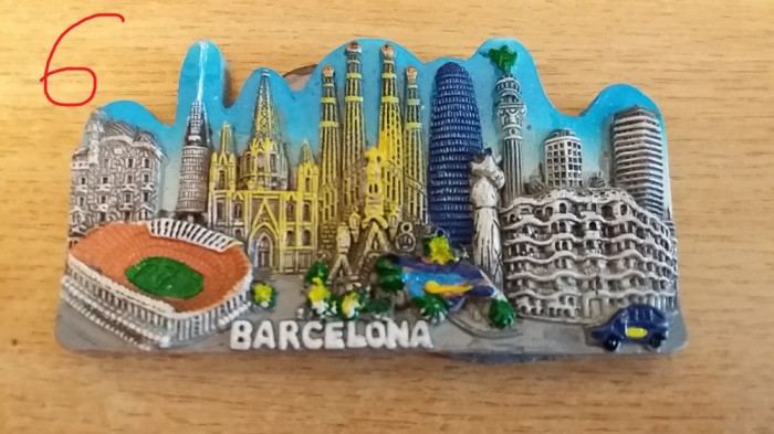 D7 - Magnet frigider - Tematica turism - Spania 3