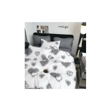 Cumpara ieftin Lenjerie de Pat Bumbac Finet, 6 Piese, Pat Dublu - GR-491