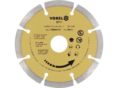 Disc Diamantat Cu Segmente 115Mm foto