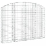 Cumpara ieftin Cos gabion arcuit 200x30x140/160 cm fier galvanizat