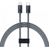 CABLU alimentare si date Baseus Dynamic Series, Fast Charging Data Cable pt. smartphone, USB Type-C la Lightning Iphone 20W, 1m, braided, gri &quot;CALD000