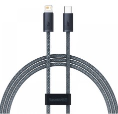 CABLU alimentare si date Baseus Dynamic Series, Fast Charging Data Cable pt. smartphone, USB Type-C la Lightning Iphone 20W, 1m, braided, gri &quot;CALD000