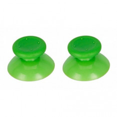 2 x capace analogice Thumbsticks pentru controlerul Xbox 360 Culoare Verde foto