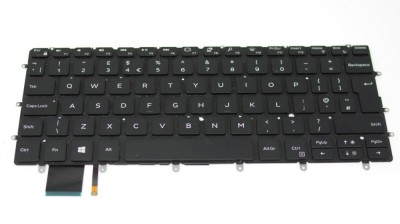 Tastatura Laptop, Dell, Latitude 7210 2-in-1, iluminata, layout UK foto