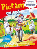 Pictăm cu apă: animale domestice - Paperback brosat - Litera