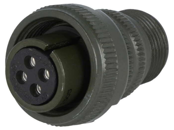 Conector circular 14S, 4 pini, 13A