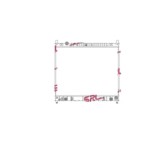 Radiator racire SSangYong Rexton, 08.2004-2017, motor 2.7 XDI, 120/137 kw, diesel, cutie automata, cu/fara AC, 648x510x26 mm, aluminiu brazat/plastic
