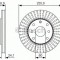 Disc frana DAEWOO NUBIRA Break (KLAN) (2003 - 2016) BOSCH 0 986 479 R70