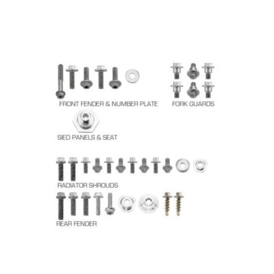 Kit complet suruburi fixare plastice KTM EXC 2008-2010 4MX foto
