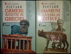 Plutarh - Oameni ilustri ai Greciei si Romei (doua volume) foto