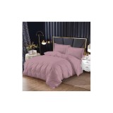 Cumpara ieftin Lenjerie de Pat Dublu Bumbac Damasc 4 Piese cu Elastic - SIPRA3-09