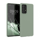 Husa Kwmobile pentru Samsung Galaxy A52/Galaxy A52 5G/Galaxy A52s 5G, Silicon, Verde, 54346.172, Carcasa