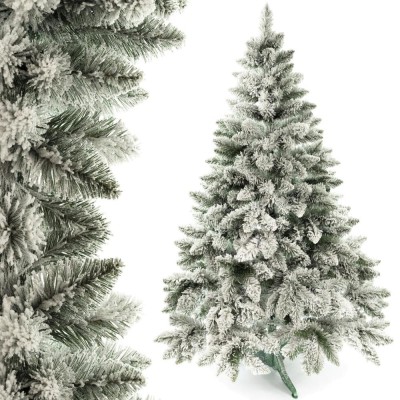 Brad Artificial de Craciun Pin WhiteSnow Acoperit cu Zapada 220cm foto