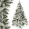 Brad Artificial de Craciun Pin WhiteSnow Acoperit cu Zapada 220cm