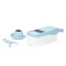 Set razatoare multifunctional Bewello, 318 x 115 x 125 mm, 6 lame, plastic/otel, Albastru