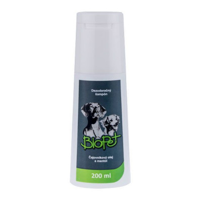 BIOPET - șampon deodorant pentru c&amp;acirc;ini - 200ml foto