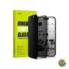 Folie de protectie Ecran Privacy Ringke pentru Apple iPhone 15 Pro Max Sticla Securizata Full Glue