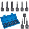 Set chei impact torx, T20-T70, Cr-Mo, 9 elemente, Geko G10526