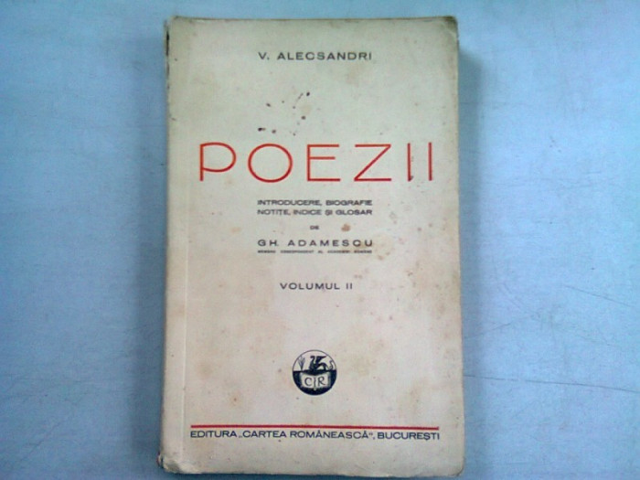 POEZII - VASILE ALECSANDRI VOLUMUL II