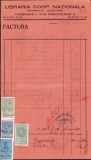 HST A903 Factură 1938 Librăria Cooperativa Națională Timișoara