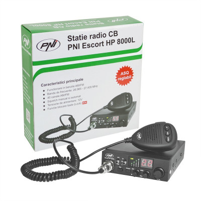 Statie radio PNI Escort HP 8000L cu ASQ reglabil ManiaCars foto