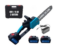 Mini Drujba electrica cu 2 acumulatori 8AH, 48V, 300mm, 12&#039;&#039; inch, brushless, Campion CMP1435B