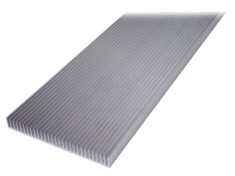 Radiator extrudat cu aripioare negre SEIFERT ELECTRONIC L: 1000mm W: 200mm