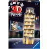 Puzzle 3D Led Turnul Din Pisa, 216 Piese, Ravensburger