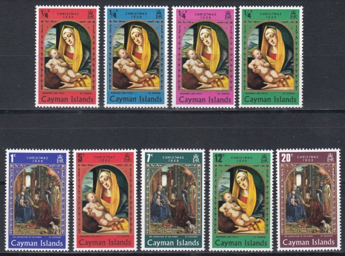 Cayman 1969 - Crăciun - Picturi de Vivarini, Gossaert, MNH