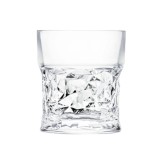 Pahar, pentru whiskey, Diamant, transparent, din sticla, 9 x 8 x 8.5 cm, paharul este usor de manevrat, 300 ml, Oem