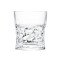 Pahar, pentru whiskey, Diamant, transparent, din sticla, 9 x 8 x 8.5 cm, paharul este usor de manevrat, 300 ml
