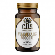 Vitamina D3 2000IU, 90 tablete, COS Laboratories