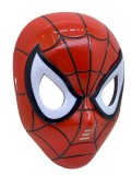 Masca Spiderman Copii cu Lumini LED si Sunet, 22x15cm, Plastic, Elastic, Recomandata 3+ Ani